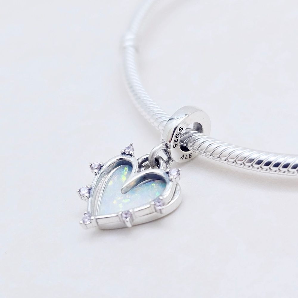 Pandora Friendship Opalescent Double Dangle Charm